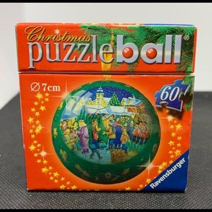 Ravensburger 2008 Christmas Puzzle Ball Ornament in Box
